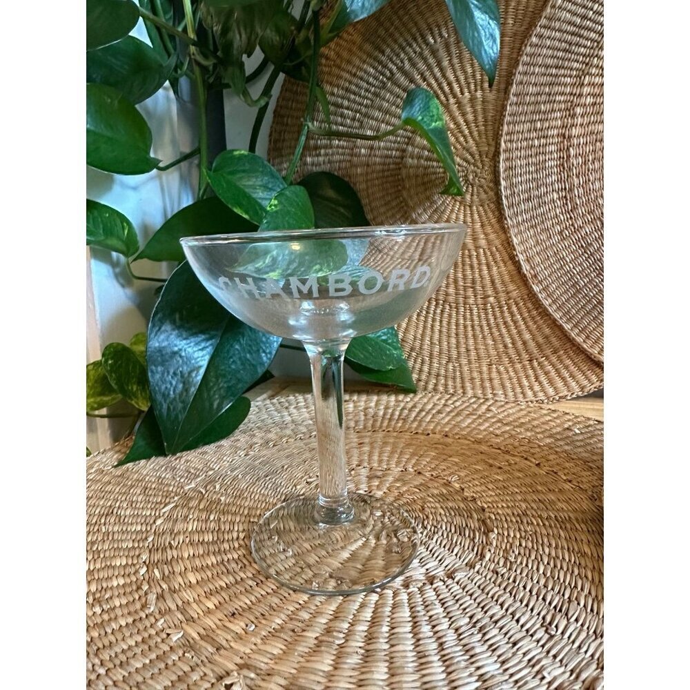 Chambord Champagne Glass